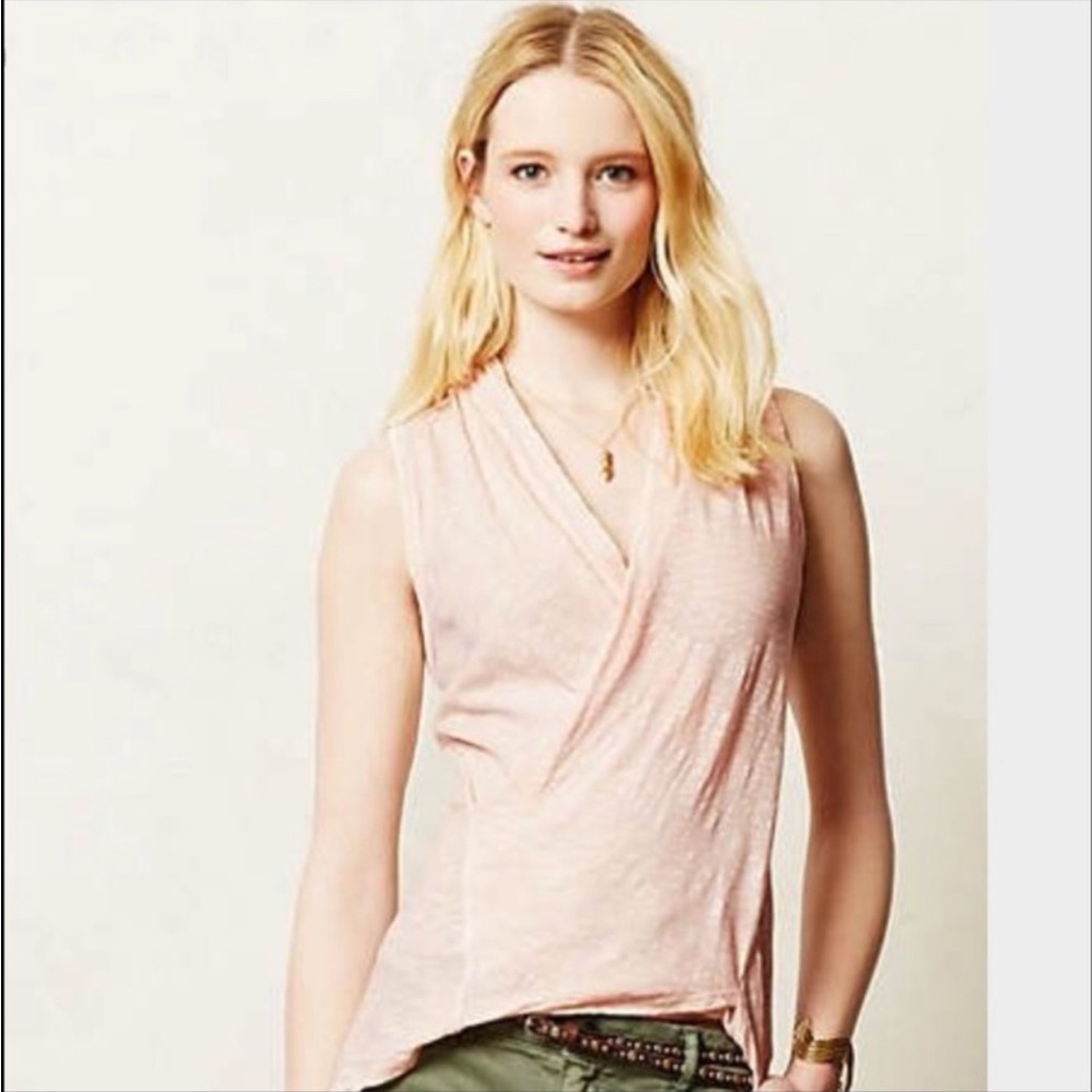 Left of Center Pivot Draped Top Size Small